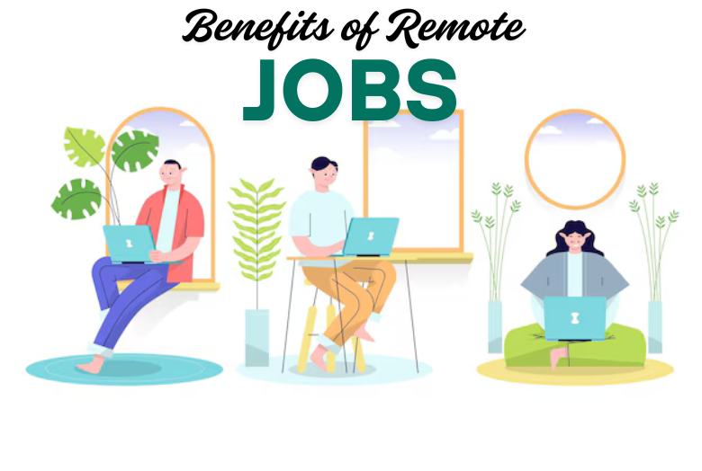 Remote worker at a home office desk setup