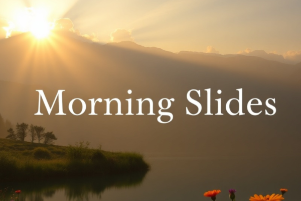 Morning Slides: All You Need to Know Overview of Today’s Session, Team Highlights / Achievements, Morning Briefing, And Much More