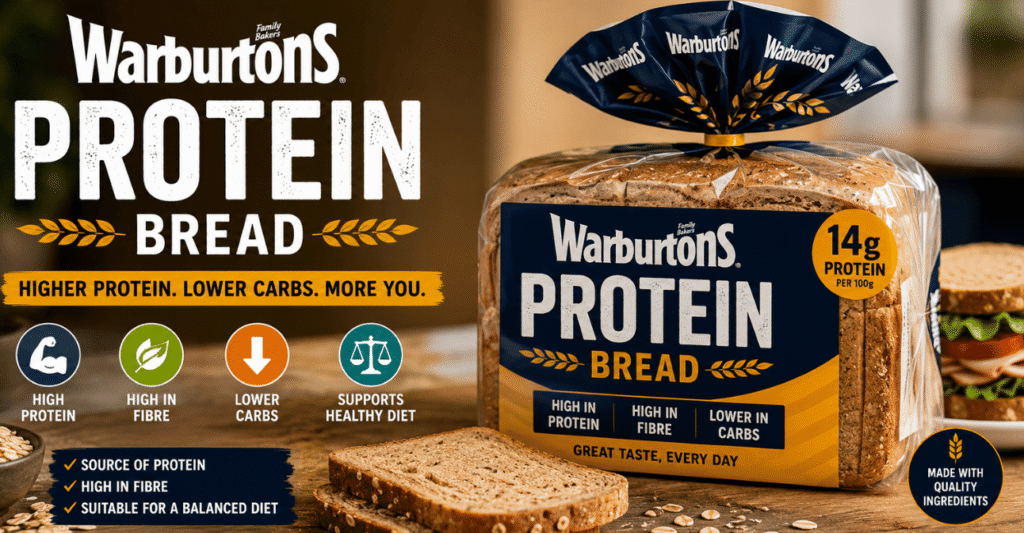 Warburtons Protein Bread: Full Complete Nutrition Guide Covering Calories, Protein, Carbohydrates, Fiber, Ingredients, Health Benefits & Honest Verdict on Value & Quality