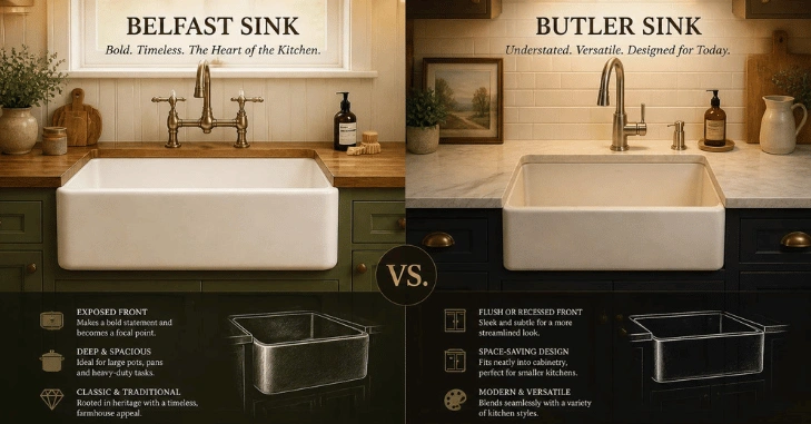 Belfast vs Butler Sink: What Is the Difference?