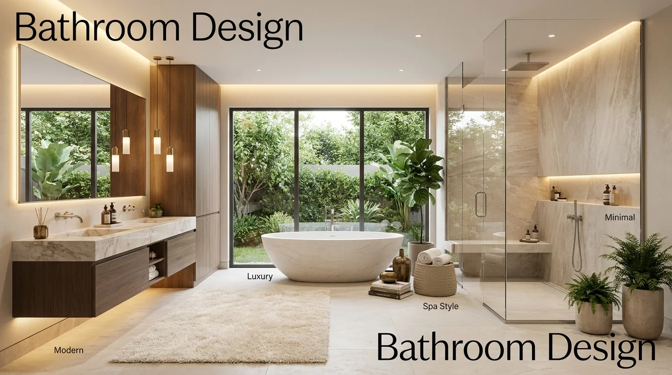 Bathroom Design for UK Homes: The Complete Guide to Planning a Beautiful, Practical, Stylish, and Functional Bathroom Space That Works for Everyday Living