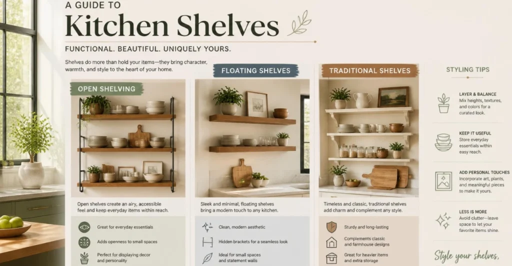 Kitchen Shelves: How to Choose, Fit and Style Practical Storage for UK Homes