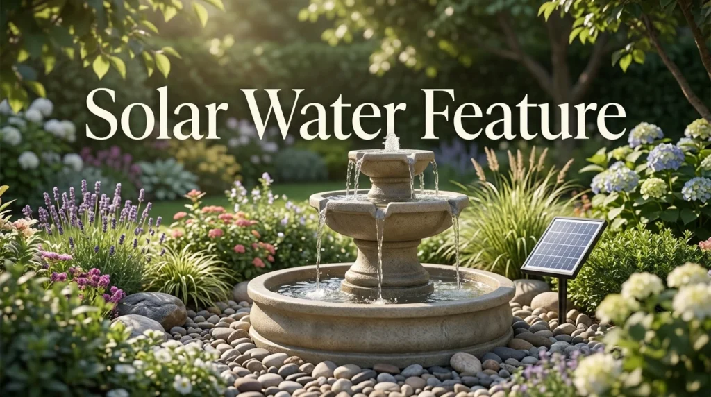 Choosing a Solar Water Feature for UK Gardens: Complete Guide to Sunlight, Batteries, Styles, Installation, Maintenance, and Winter Care