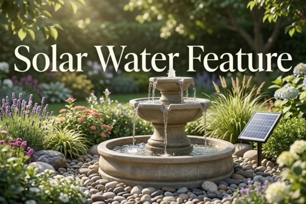Choosing a Solar Water Feature for UK Gardens: Complete Guide to Sunlight, Batteries, Styles, Installation, Maintenance, and Winter Care