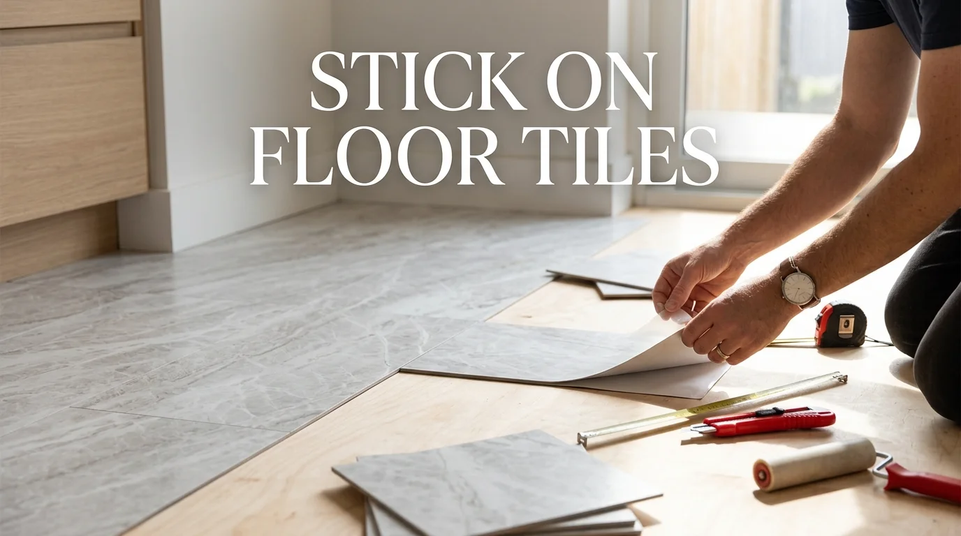Stick On Floor Tiles: Complete Guide to What Works, What Fails, How to Install Them Properly, and Get a Long-Lasting Finish