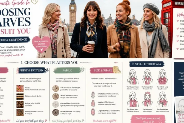 Scarves for Women: How to Choose the Right Style, Fabric and Fit for UK Weather